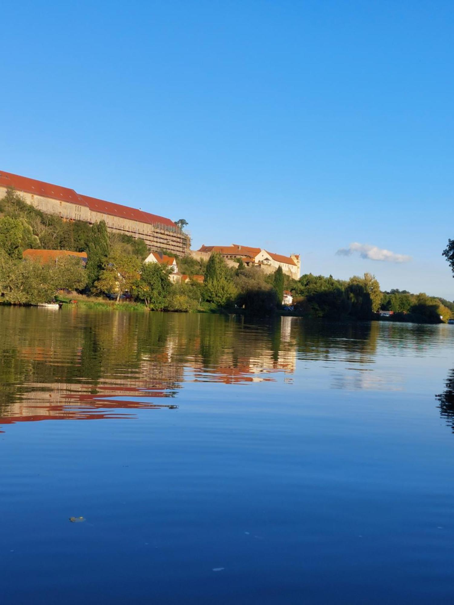 Ferienhaus Saaleblick Wettin Dış mekan fotoğraf