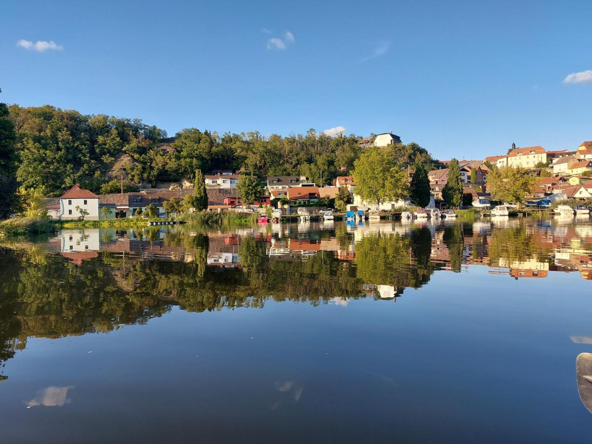 Ferienhaus Saaleblick Wettin Dış mekan fotoğraf