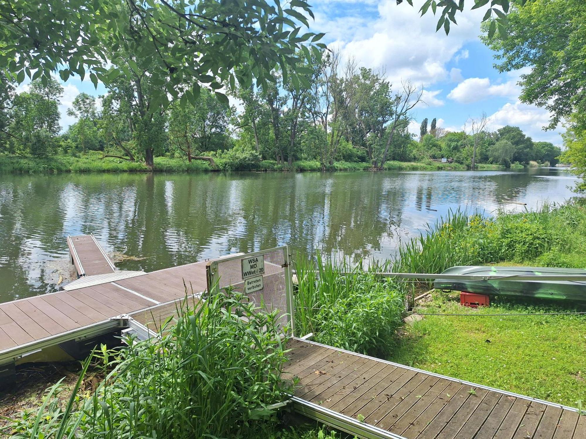 Ferienhaus Saaleblick Wettin Dış mekan fotoğraf